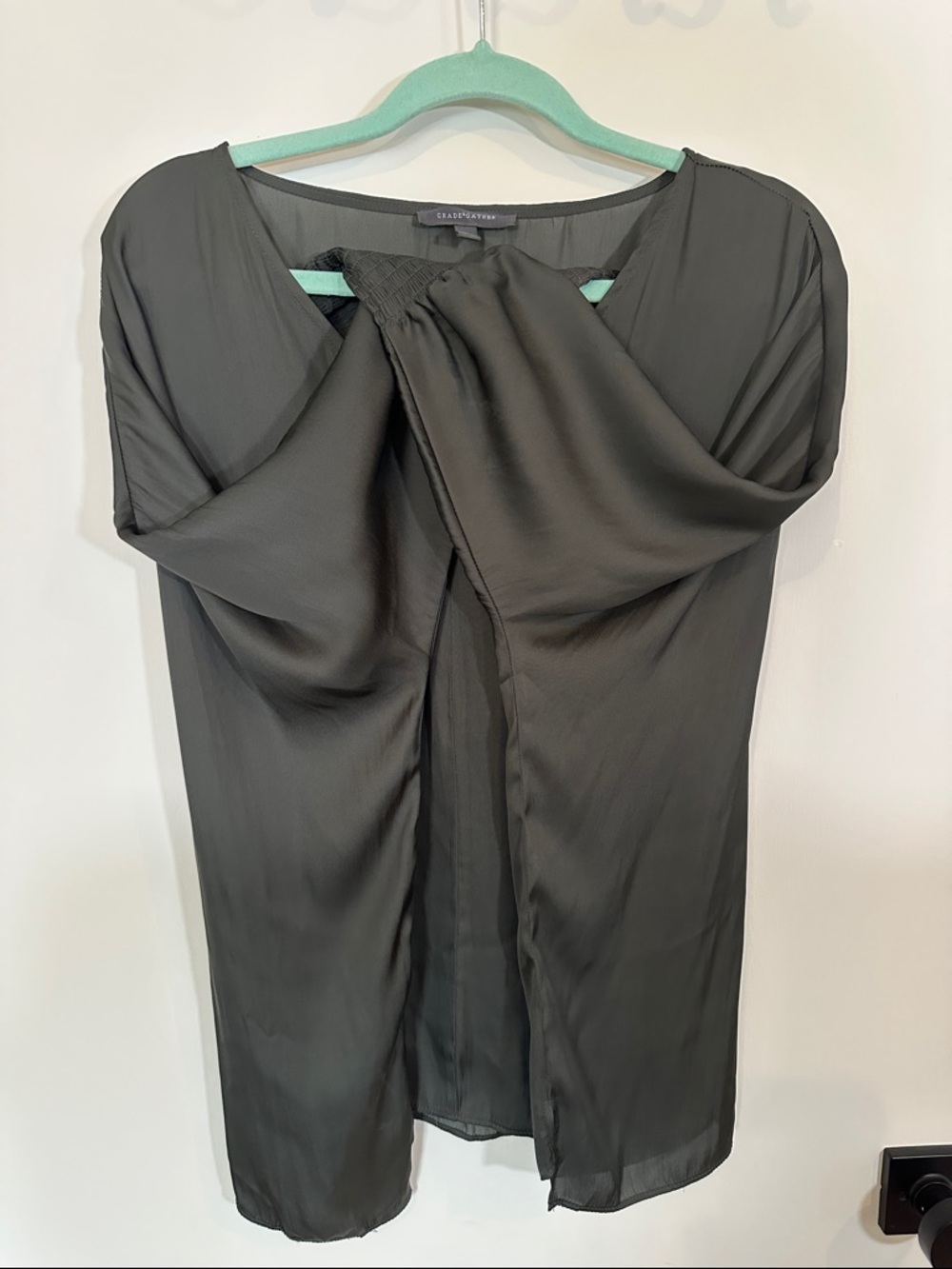 Latest Scoop Grade and Gather satin top